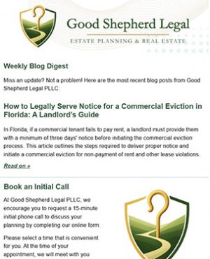 Estate Planning Newsletter - Subscribe Today!
